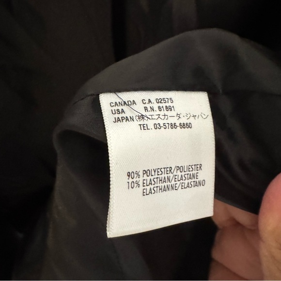NWT Escada Techno Jacket Black Size 46 (US 14-16) - Picture 7 of 8